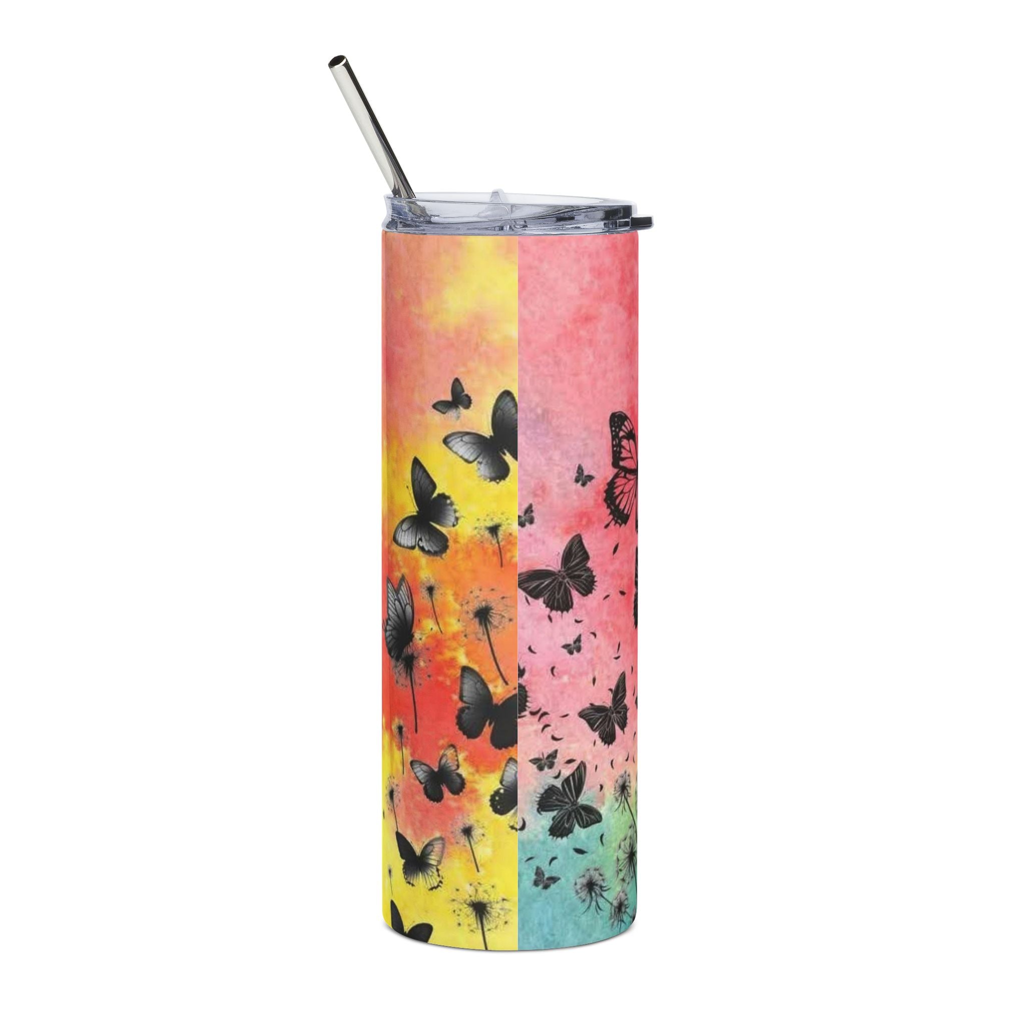20oz Stainless Tumbler – Highland Cow “We Listen, We Don’t” Insulated Travel Cup