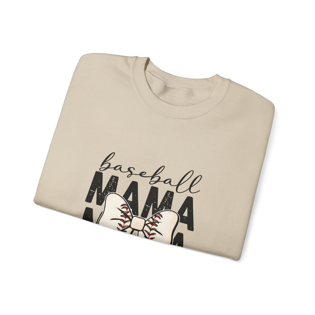 Baseball Mama Sweatshirt – Mom Team Spirit Crewneck