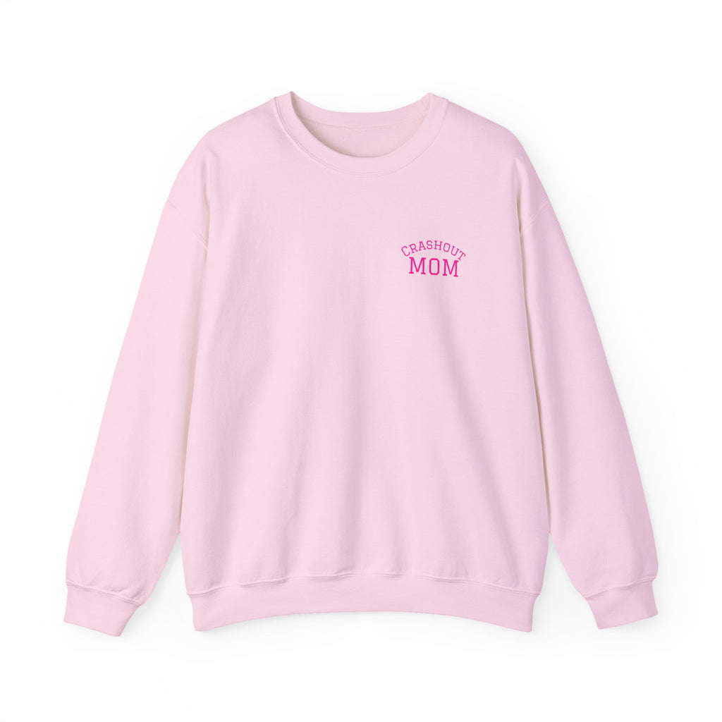 Crewneck Sweatshirt — “Just a Tinder Swiper Short Type of Mom” Funny Mom Graphic