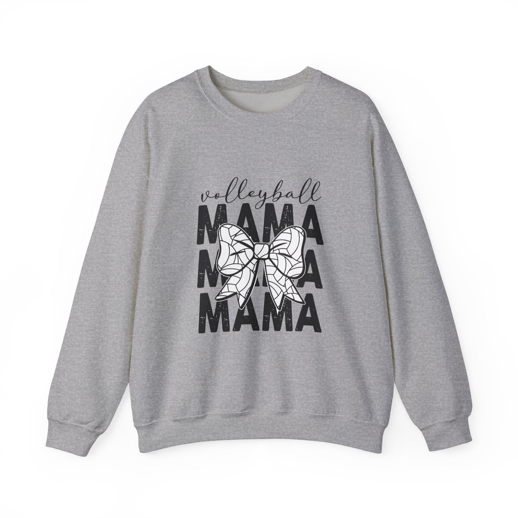 Volleyball Mama Crewneck Sweatshirt – Mom Graphic Pullover