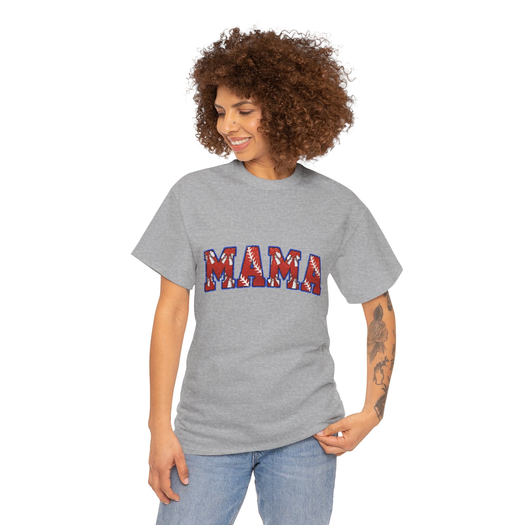 Mama Floral Arch T-Shirt — Mother's Day Casual Graphic Tee
