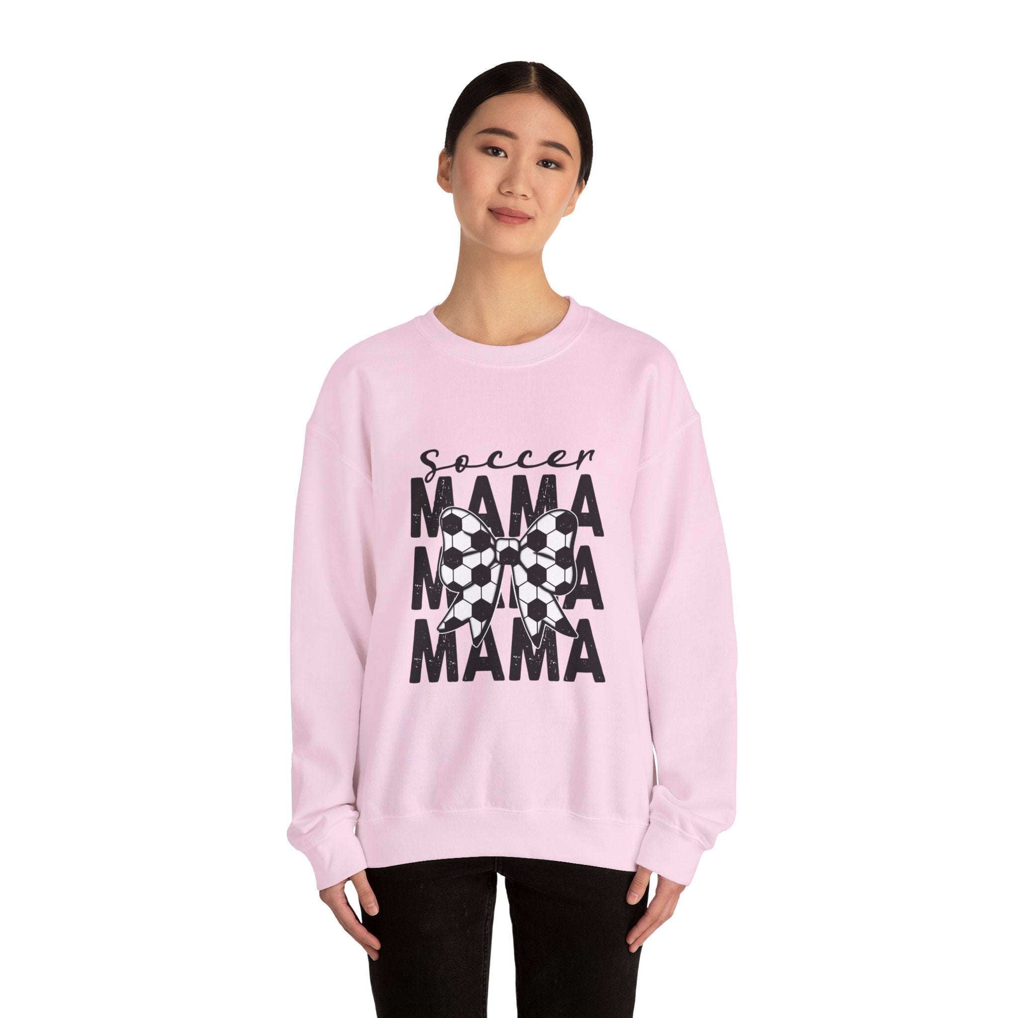 Soccer Mama Crewneck Sweatshirt – Soccer Ball Mama Graphic