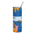 Winnie the Pooh "Mommy Bee" 20oz Stainless Tumbler — Glitter Honey Drip Travel Cup
