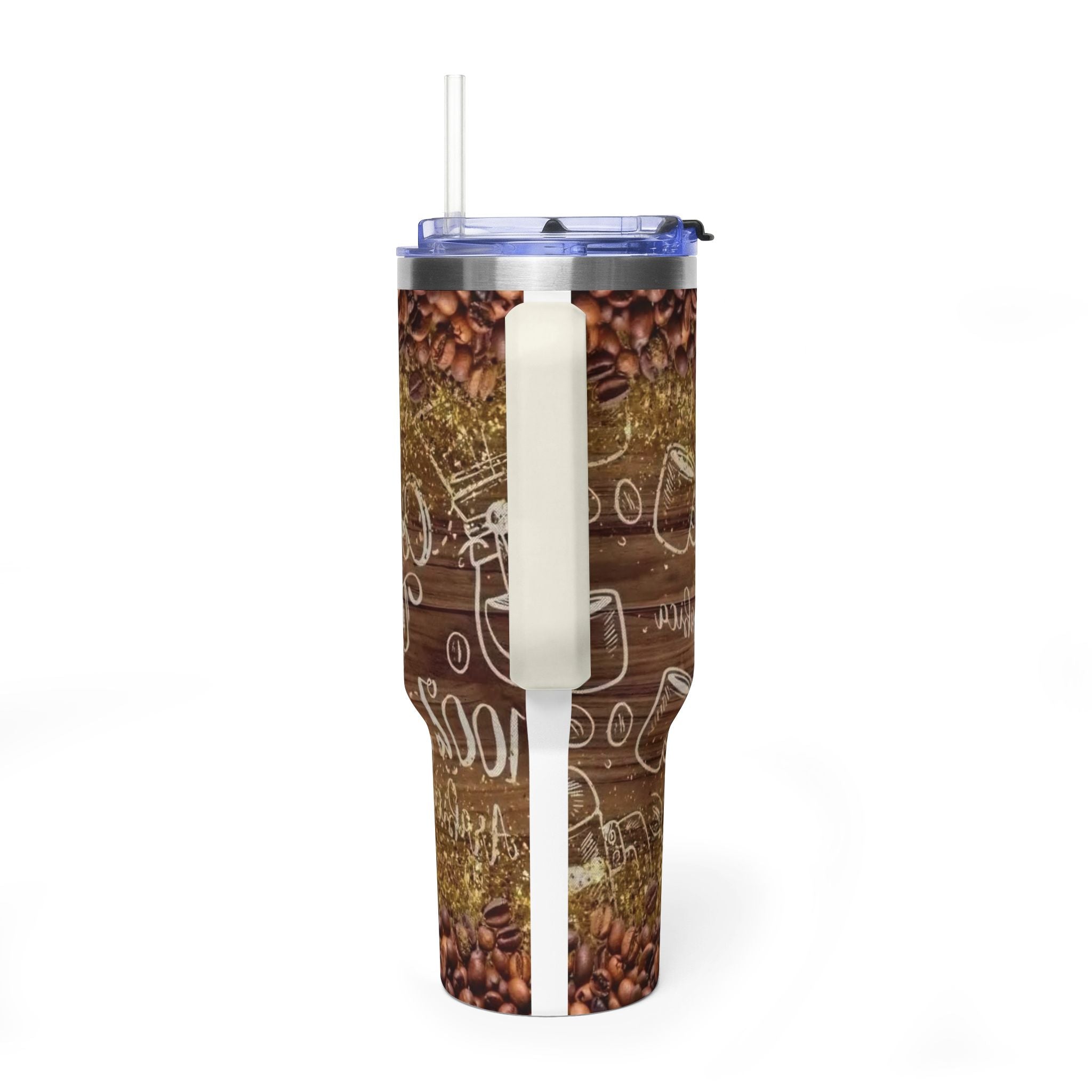 40oz Coffee Mom Tumbler – ‘First Coffee Then Mom’ Vacuum Thermal Travel Cup