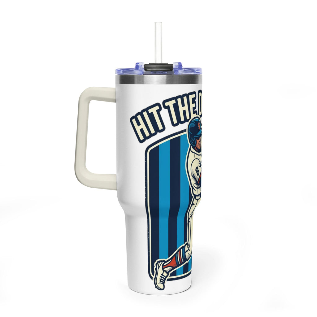 40oz Baseball Tumbler – “Hit the Dang Ball” Vacuum Insulated Travel Mug
