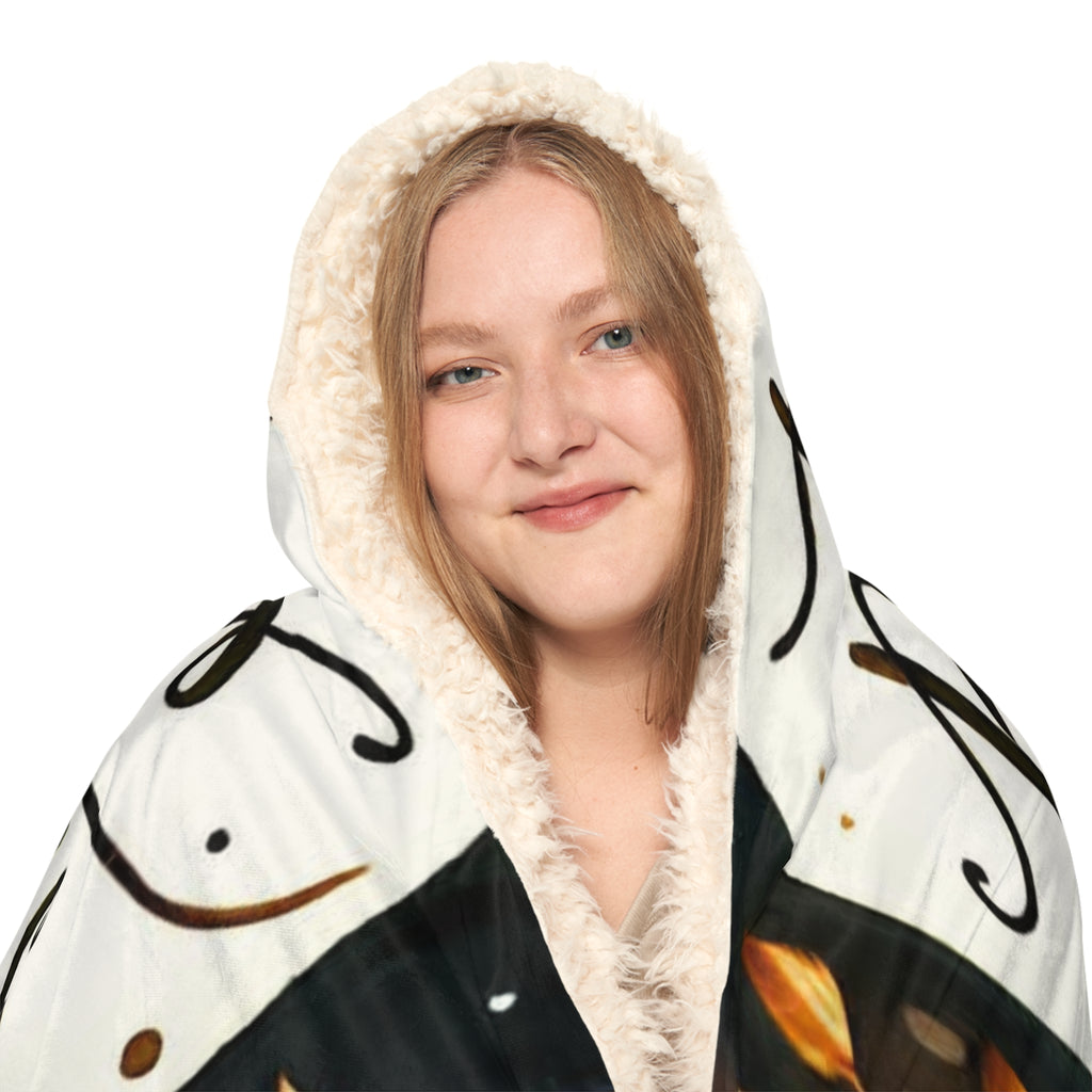 Bonfires & Blankets Hooded Blanket — Cozy Autumn Campfire Throw