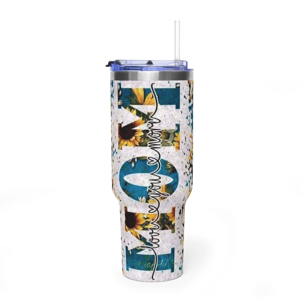 40oz Tumbler — 'You are my sunshine' Sunflower Vacuum Mug
