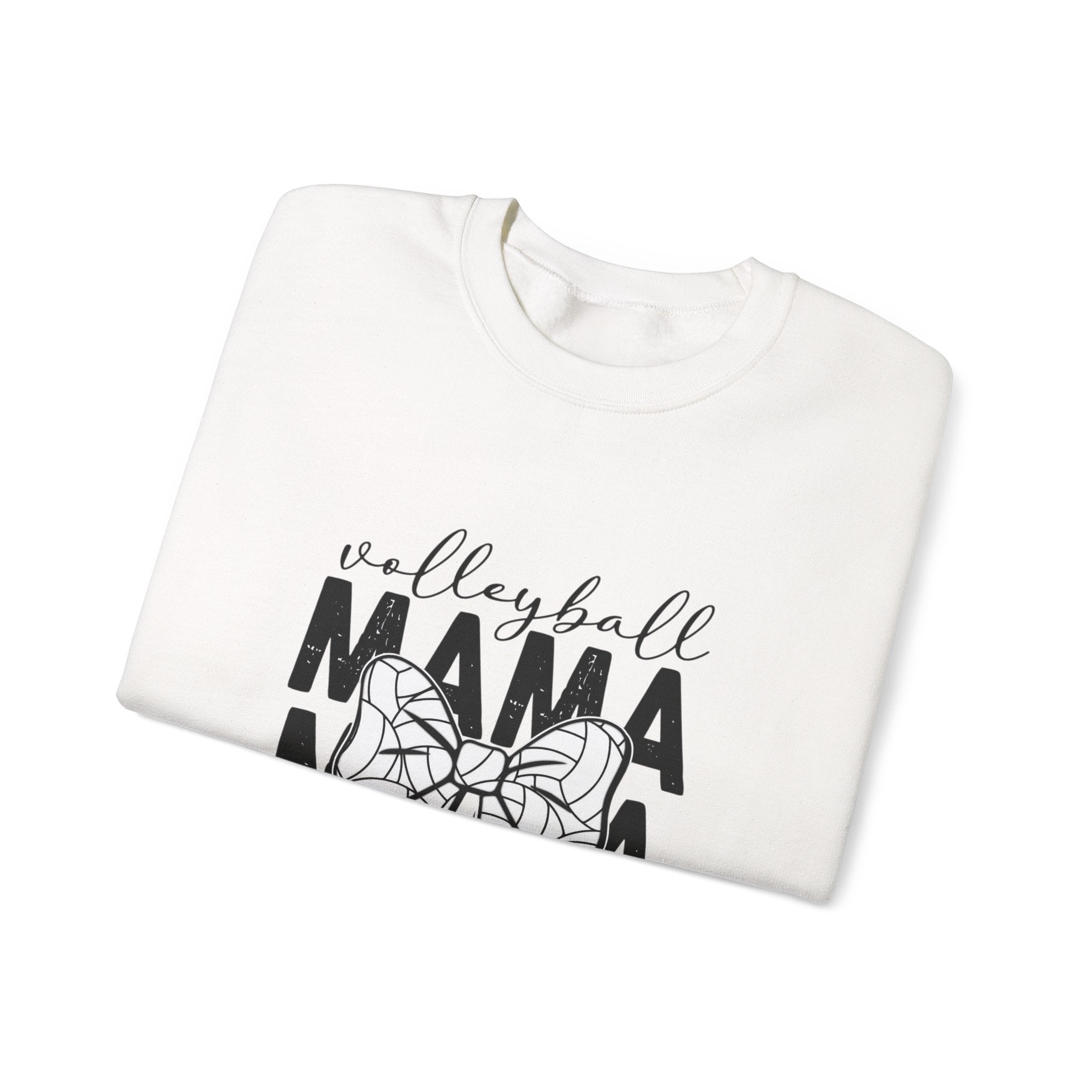 Volleyball Mama Crewneck Sweatshirt – Mom Graphic Pullover