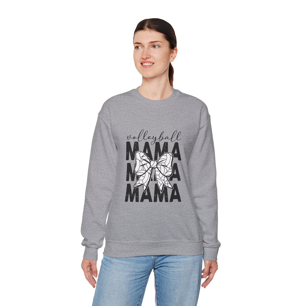 Volleyball Mama Crewneck Sweatshirt – Mom Graphic Pullover