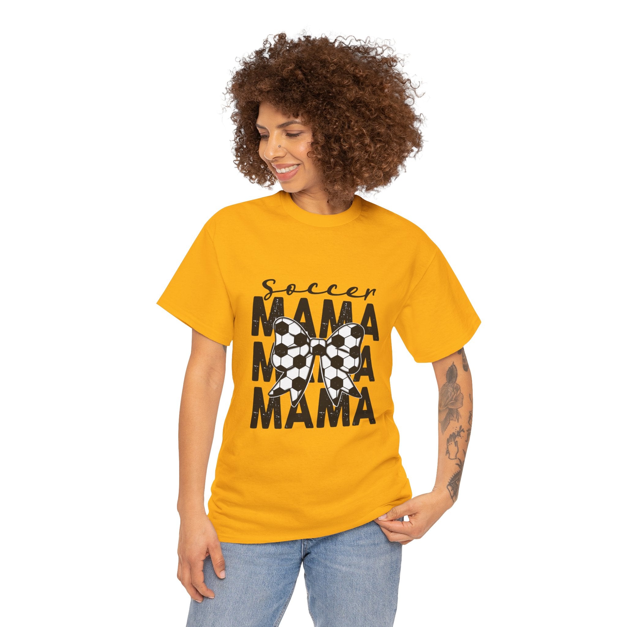 Soccer Mama Tee – Graphic Soccer Ball Mom Shirt