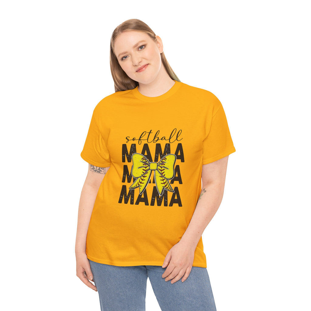 Softball Mama T-Shirt – Yellow Glove Mom Tee