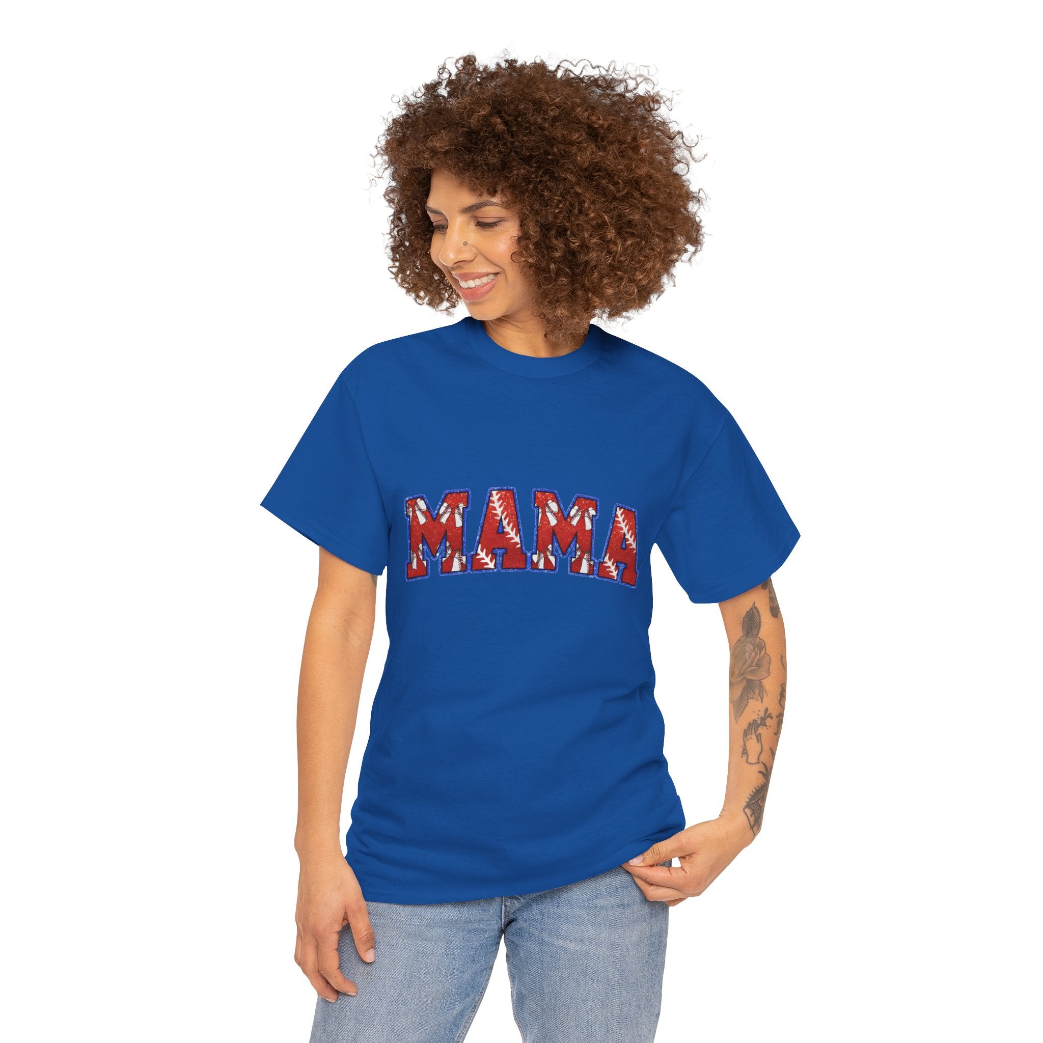 Mama Floral Arch T-Shirt — Mother's Day Casual Graphic Tee