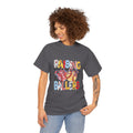 T-Shirt — "Raising Ballers" Kids Sports Tee with Retro Checkered Basketball Design