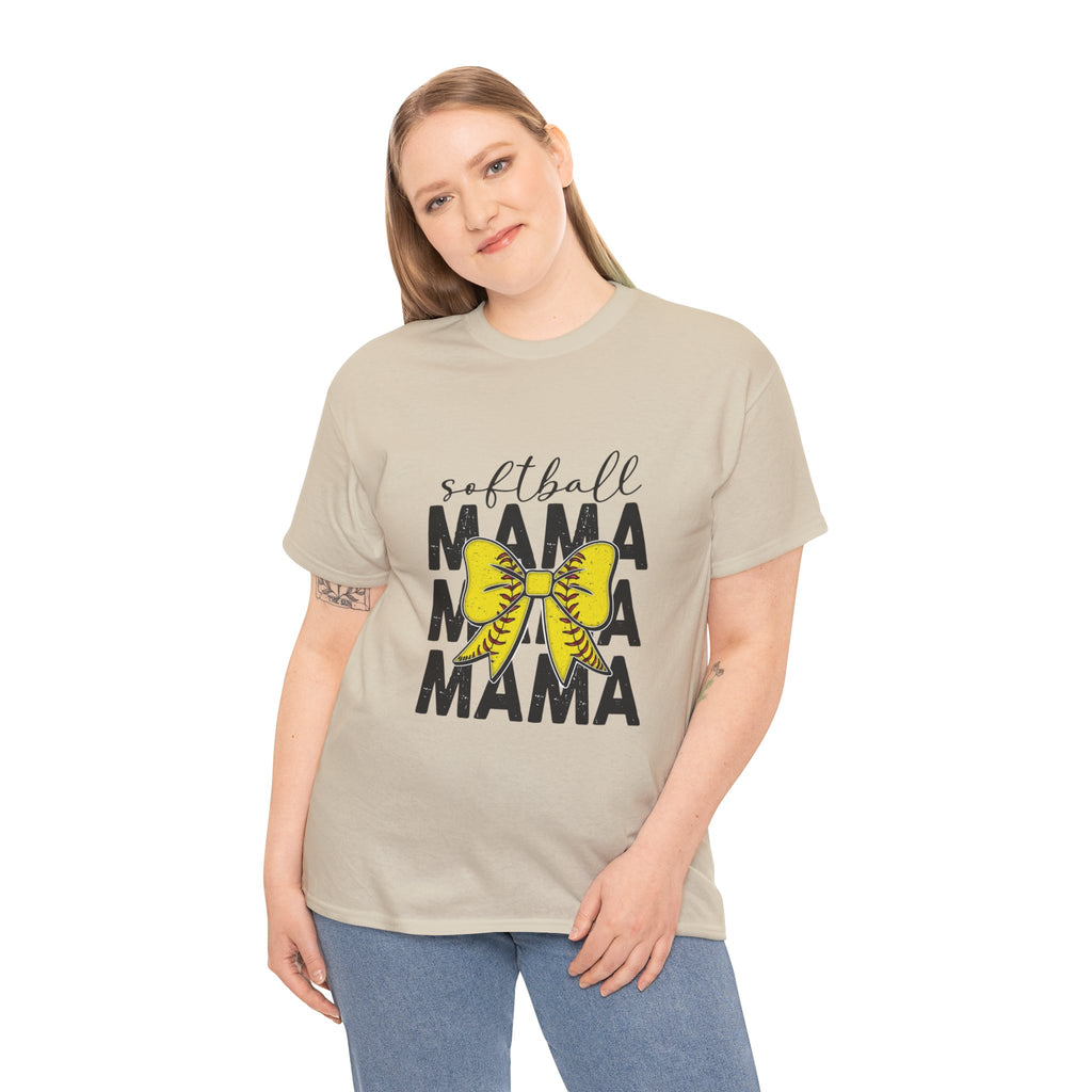 Softball Mama T-Shirt – Yellow Glove Mom Tee