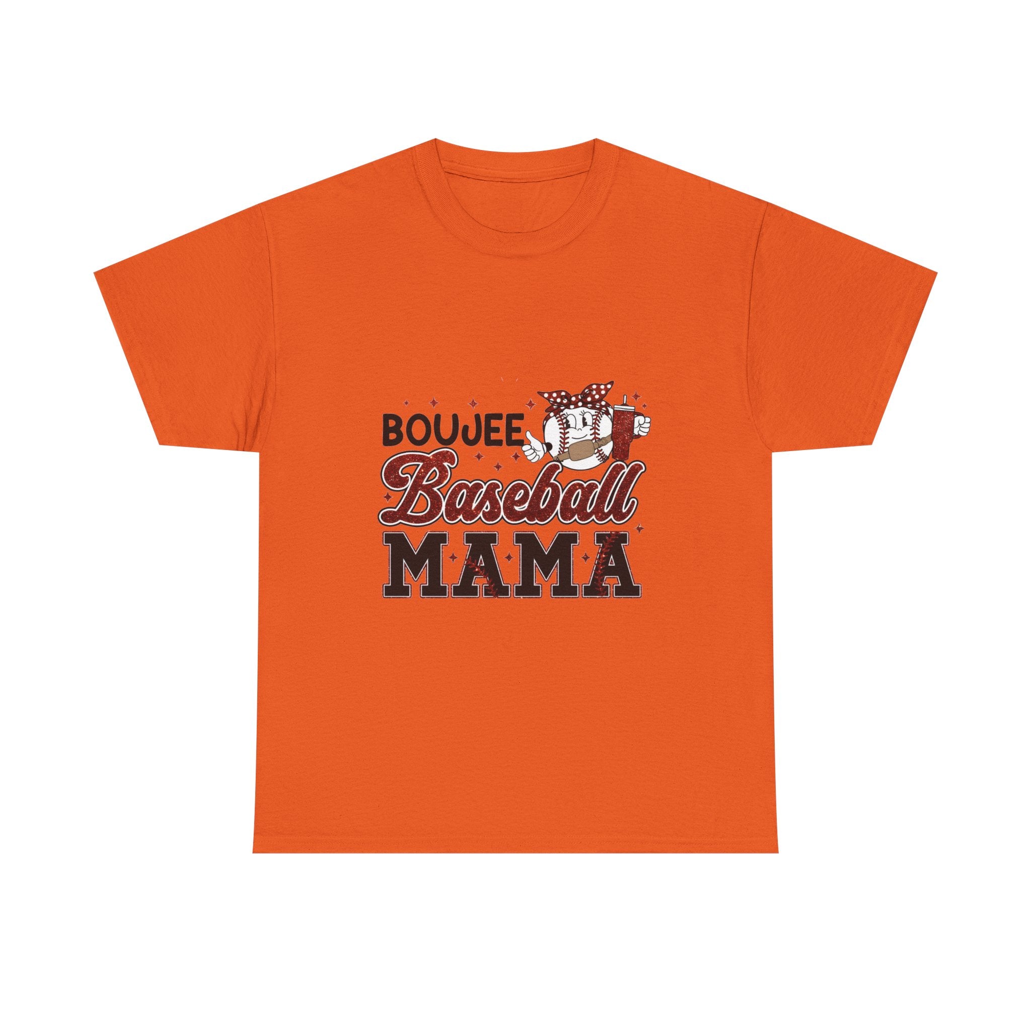 Boujee Baseball Mama T-Shirt – Cute Mom Graphic Tee for Baseball Moms