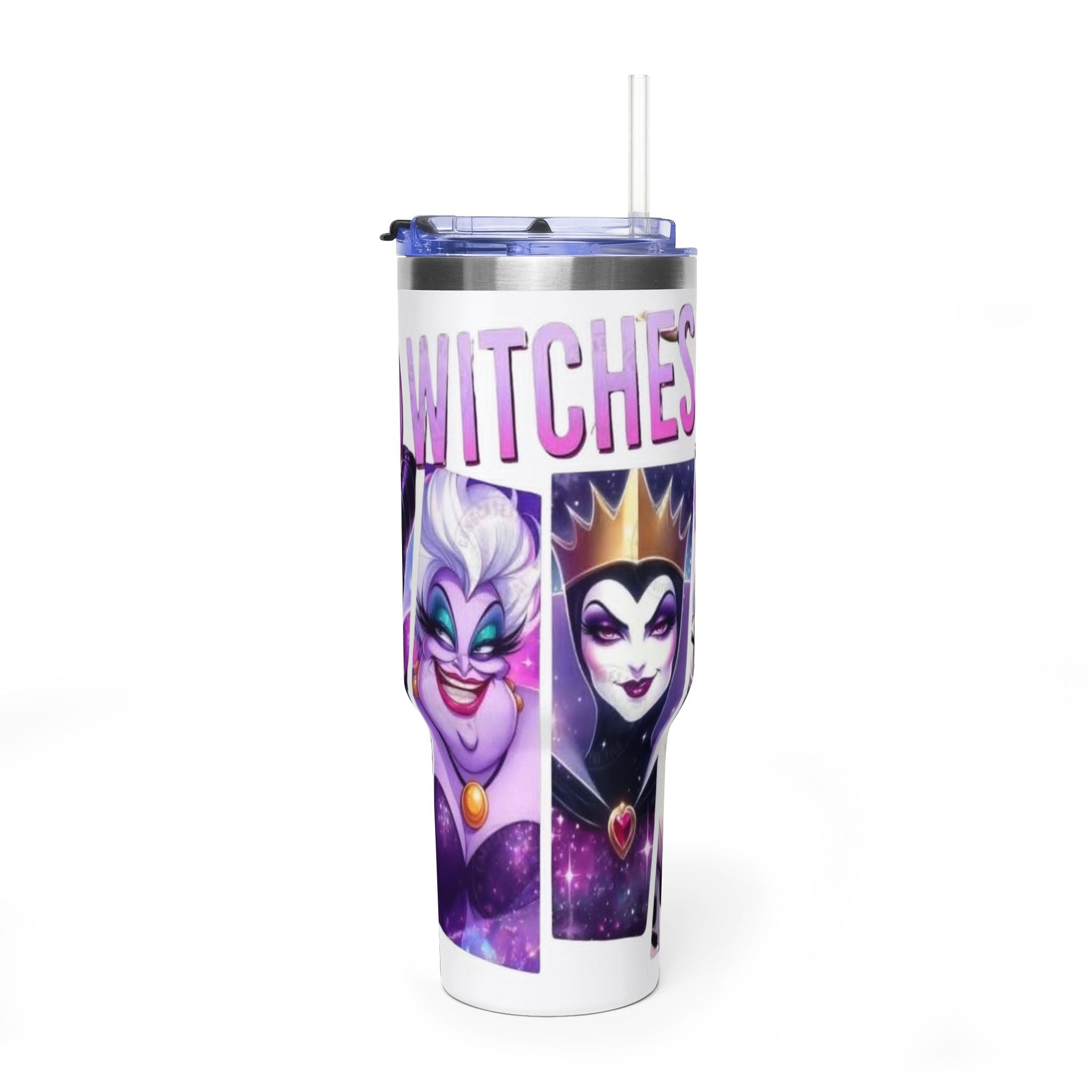 Tumbler — 'Bad Witches' 40oz Vacuum Thermal Tumbler (Evil Queen & Sea Witch)