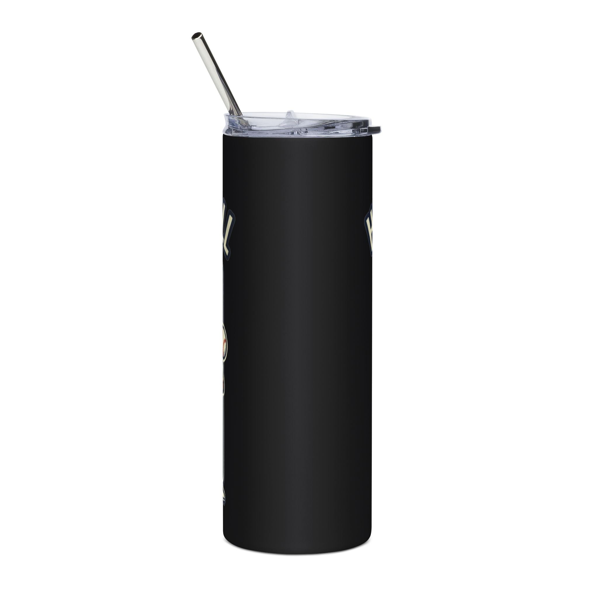 Baseball Player 20oz Stainless Steel Tumbler – 'Hit the Danger Zone' Travel Cup