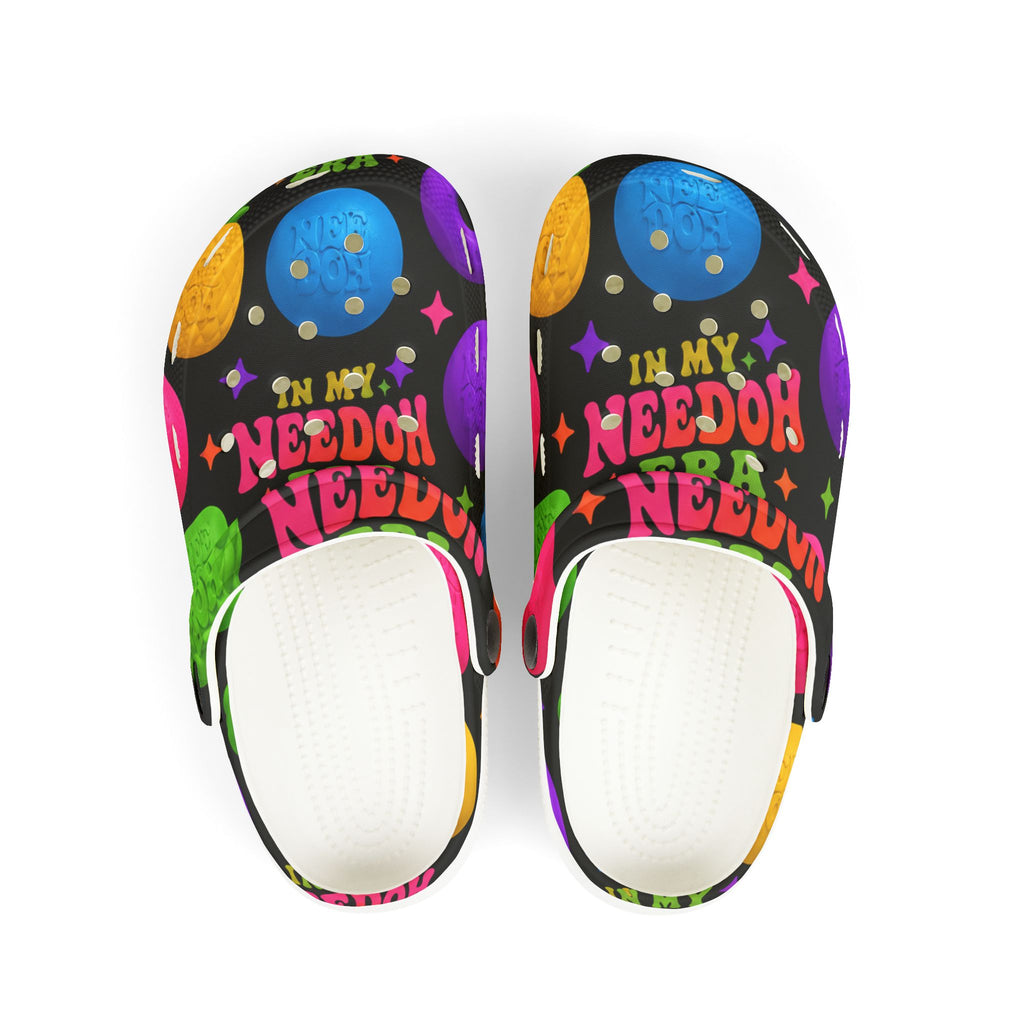 Bright, playful EVA foam clogs designed for kids