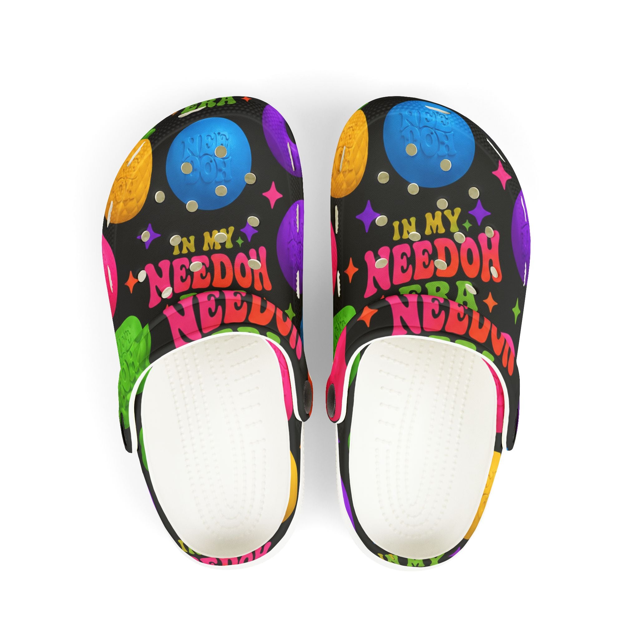 Bright, playful EVA foam clogs designed for kids