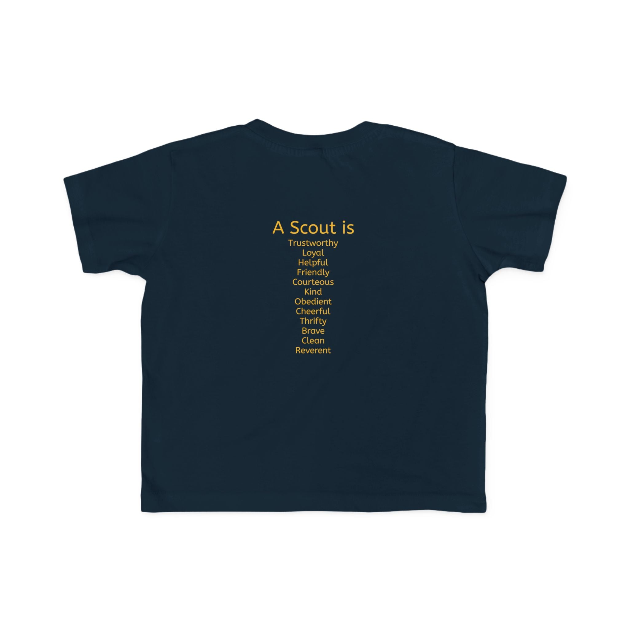 Cub Scouts Pack 453 Middletown IN Toddler Tee — 'A Scout Is' Values Shirt