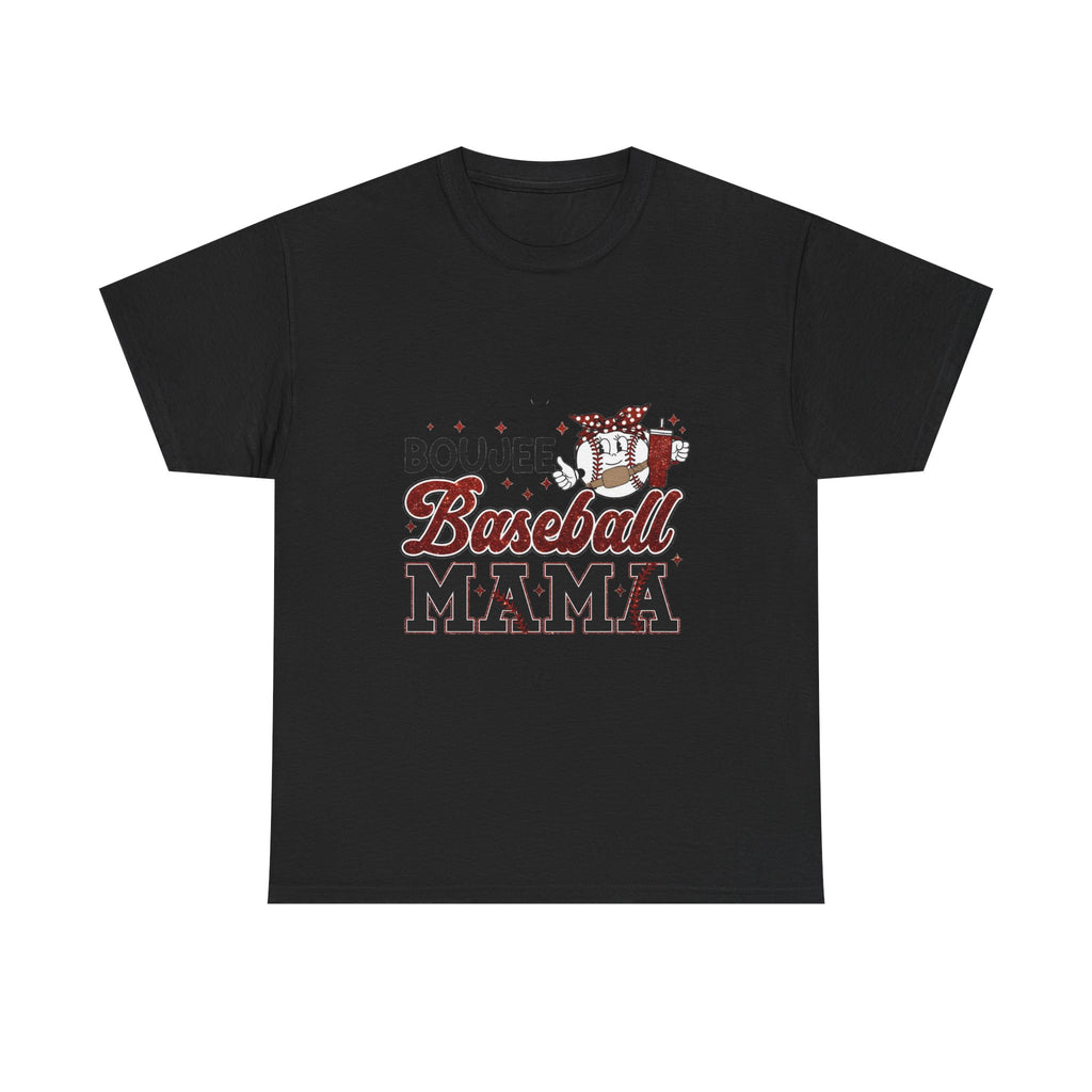 Boujee Baseball Mama T-Shirt – Cute Mom Graphic Tee for Baseball Moms