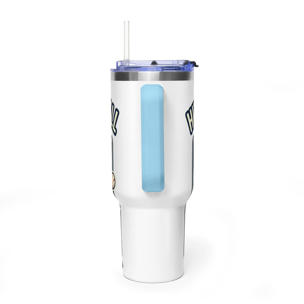 40oz Baseball Tumbler – “Hit the Dang Ball” Vacuum Insulated Travel Mug