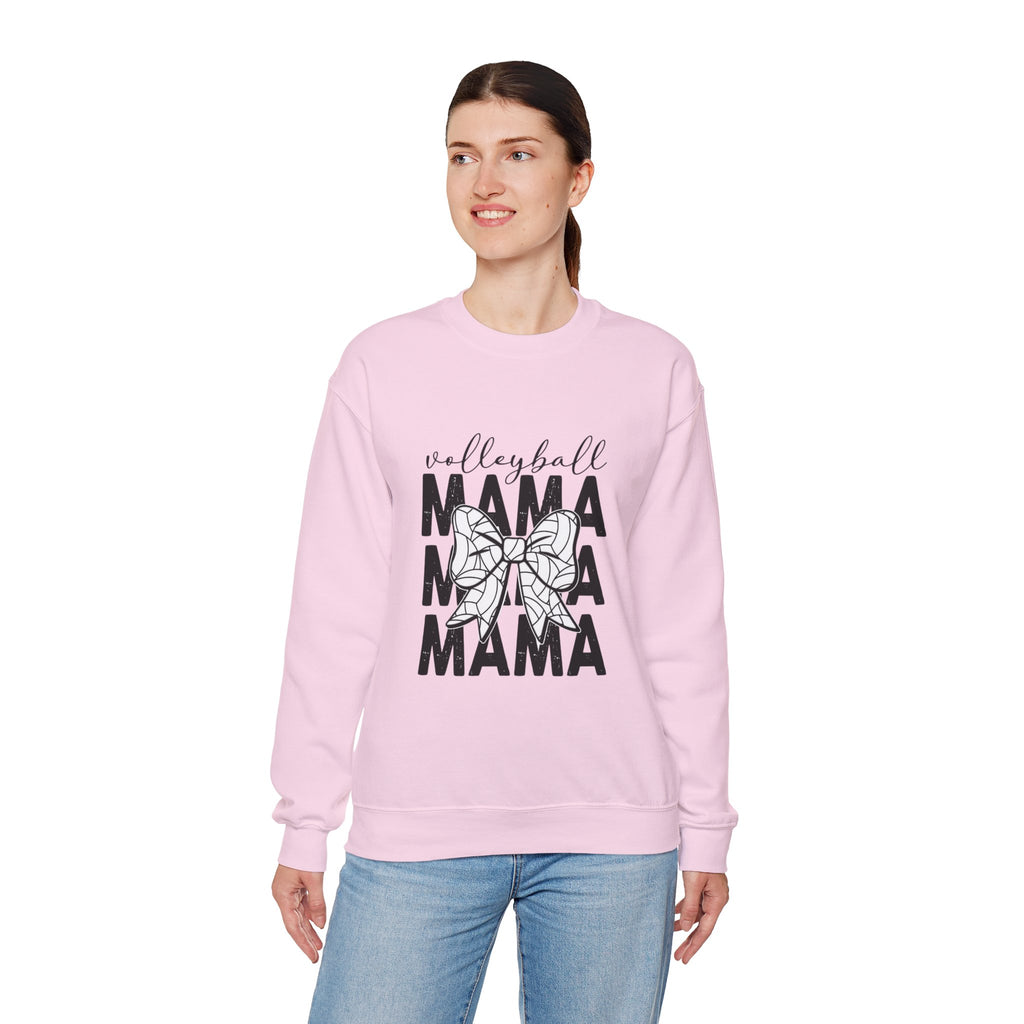 Volleyball Mama Crewneck Sweatshirt – Mom Graphic Pullover