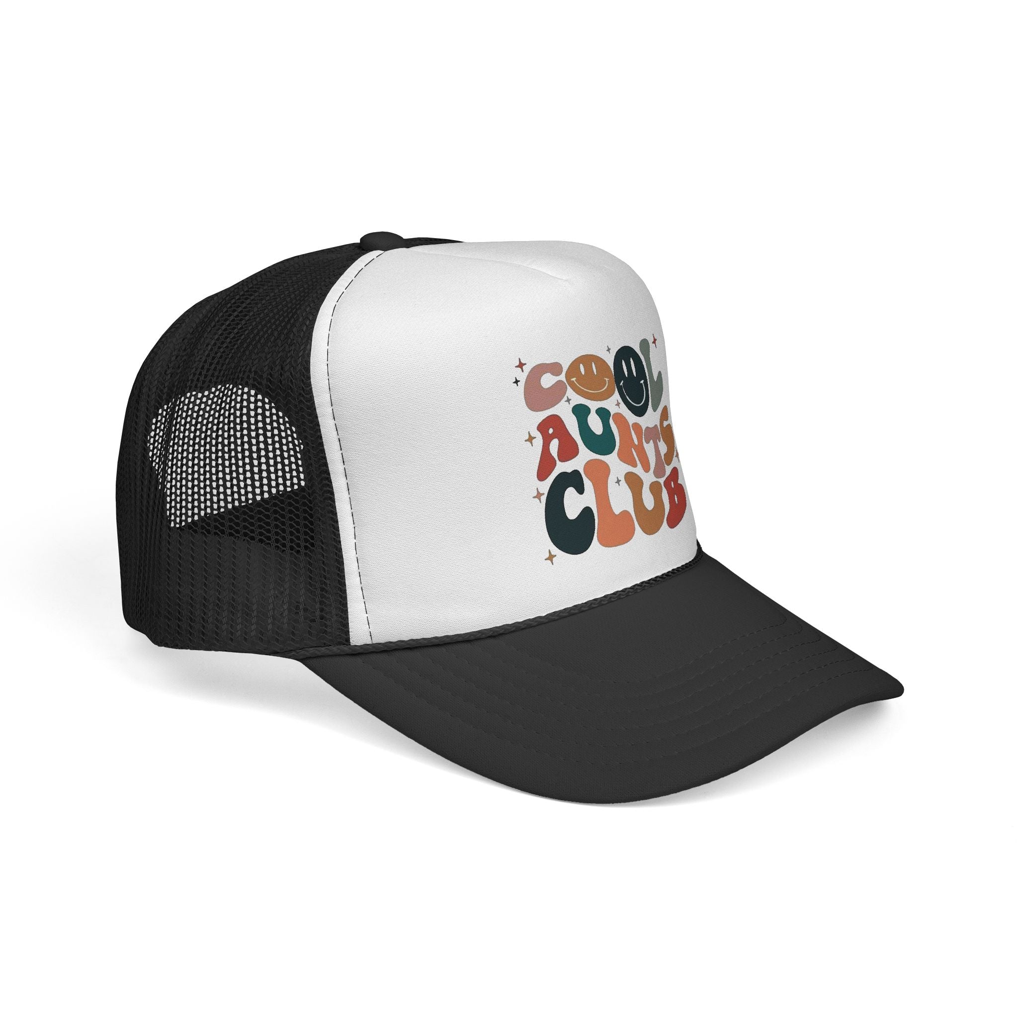 Cool Aunts Club Trucker Cap | Retro Typography Dad Hat