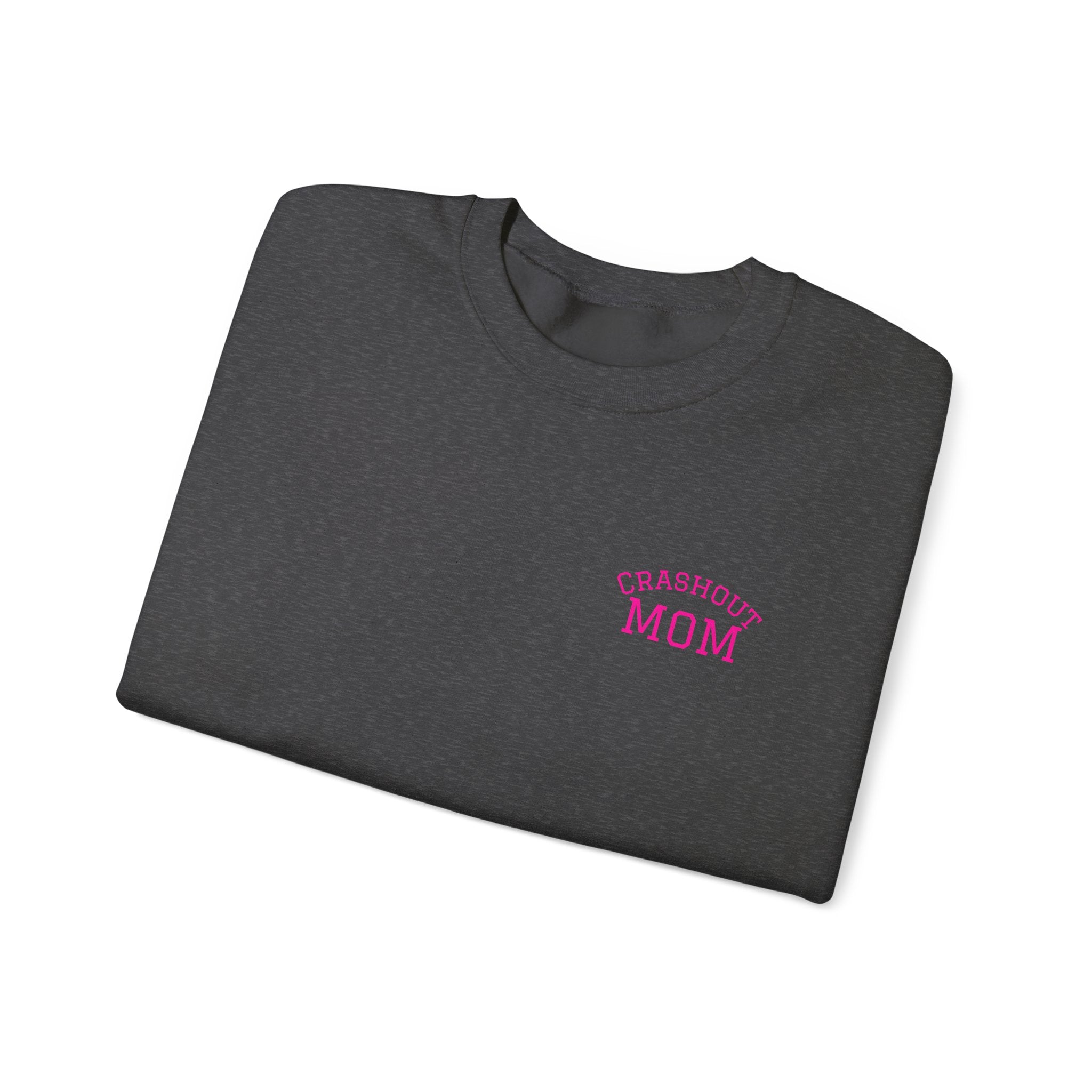 Crewneck Sweatshirt — “Just a Tinder Swiper Short Type of Mom” Funny Mom Graphic
