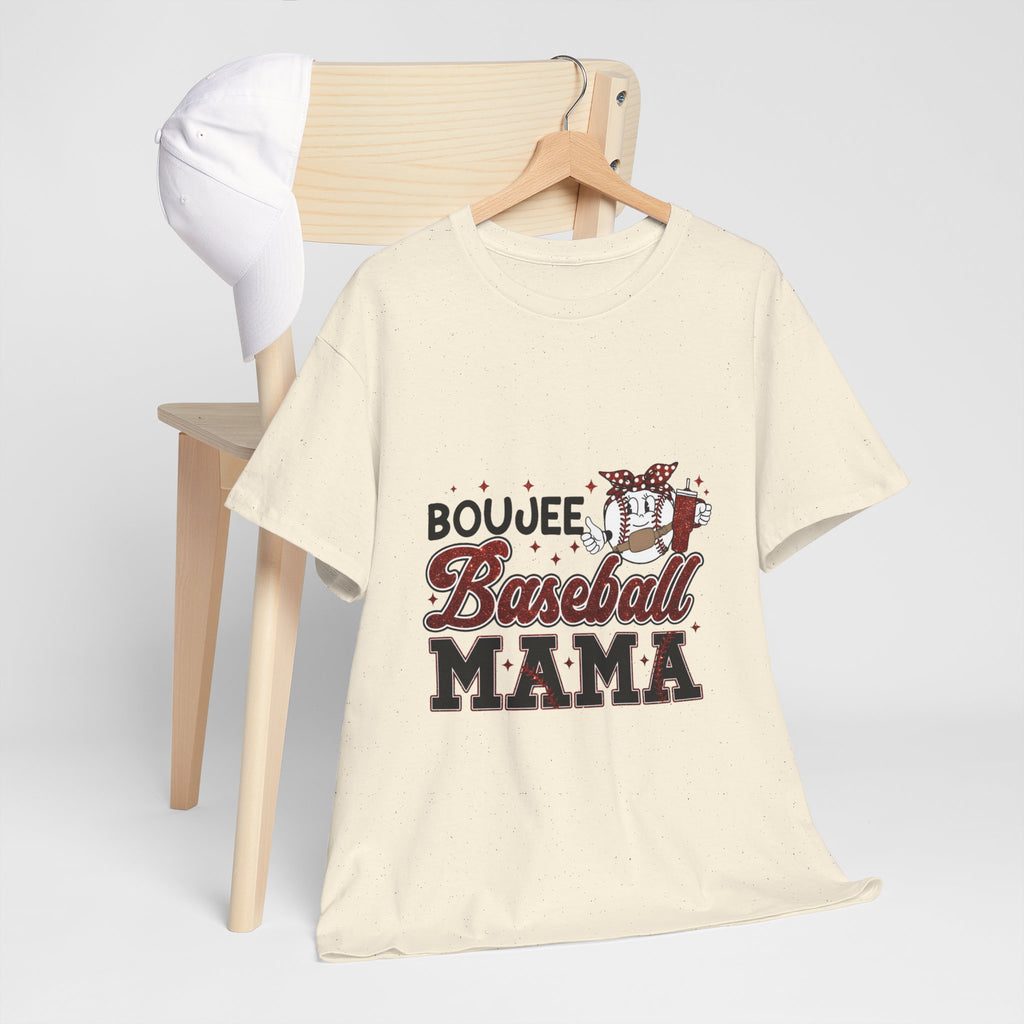 Boujee Baseball Mama T-Shirt – Cute Mom Graphic Tee for Baseball Moms