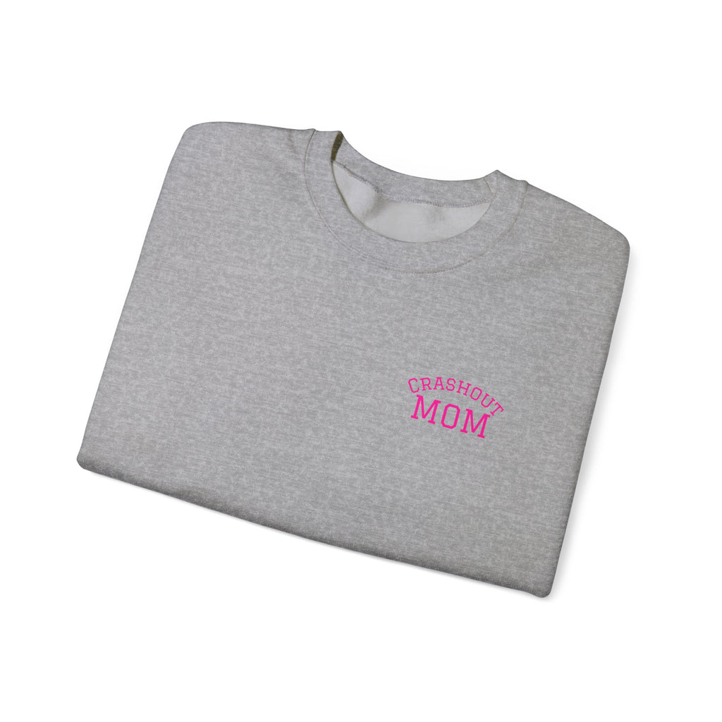 Crewneck Sweatshirt — “Just a Tinder Swiper Short Type of Mom” Funny Mom Graphic