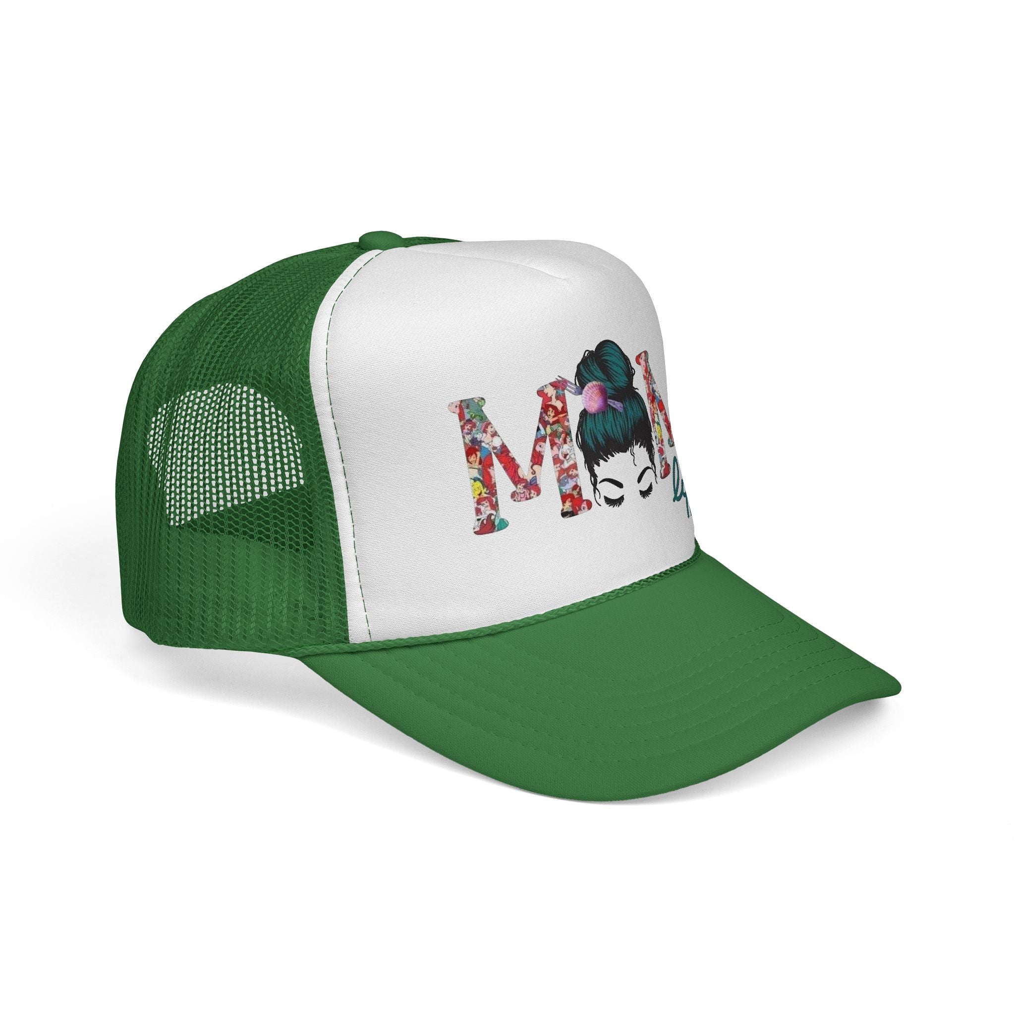 Mom Life Trucker Cap | Floral Mom Graphic Trucker Hat