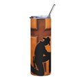 Cowboy Kneeling Cross Tumbler — 20oz Stainless Steel Faith Travel Mug