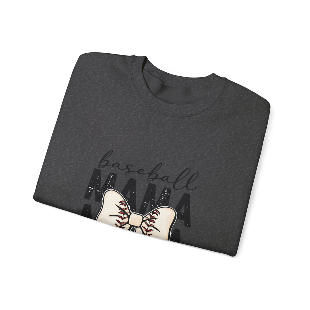 Baseball Mama Sweatshirt – Mom Team Spirit Crewneck