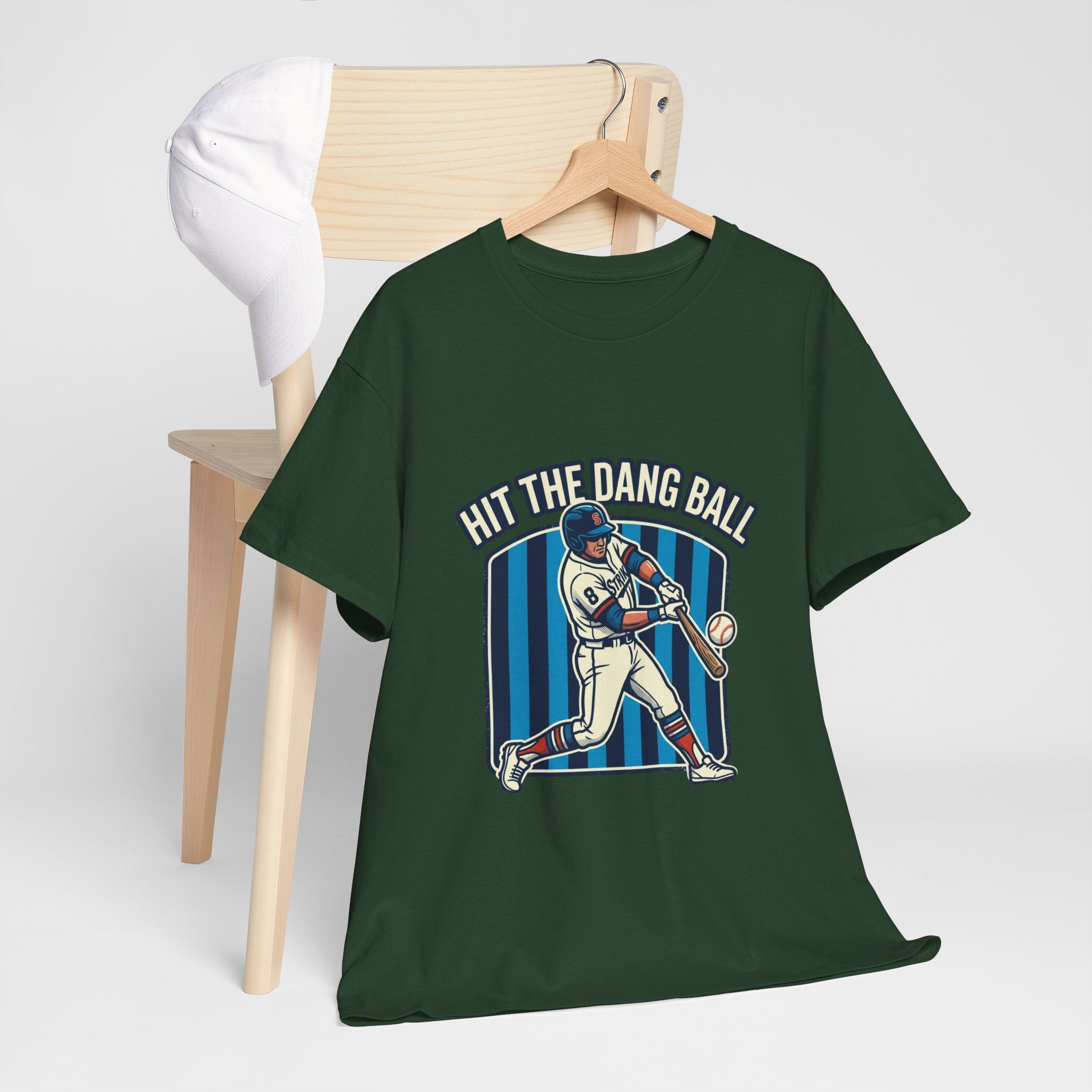Hit The Dang Ball Baseball T‑Shirt