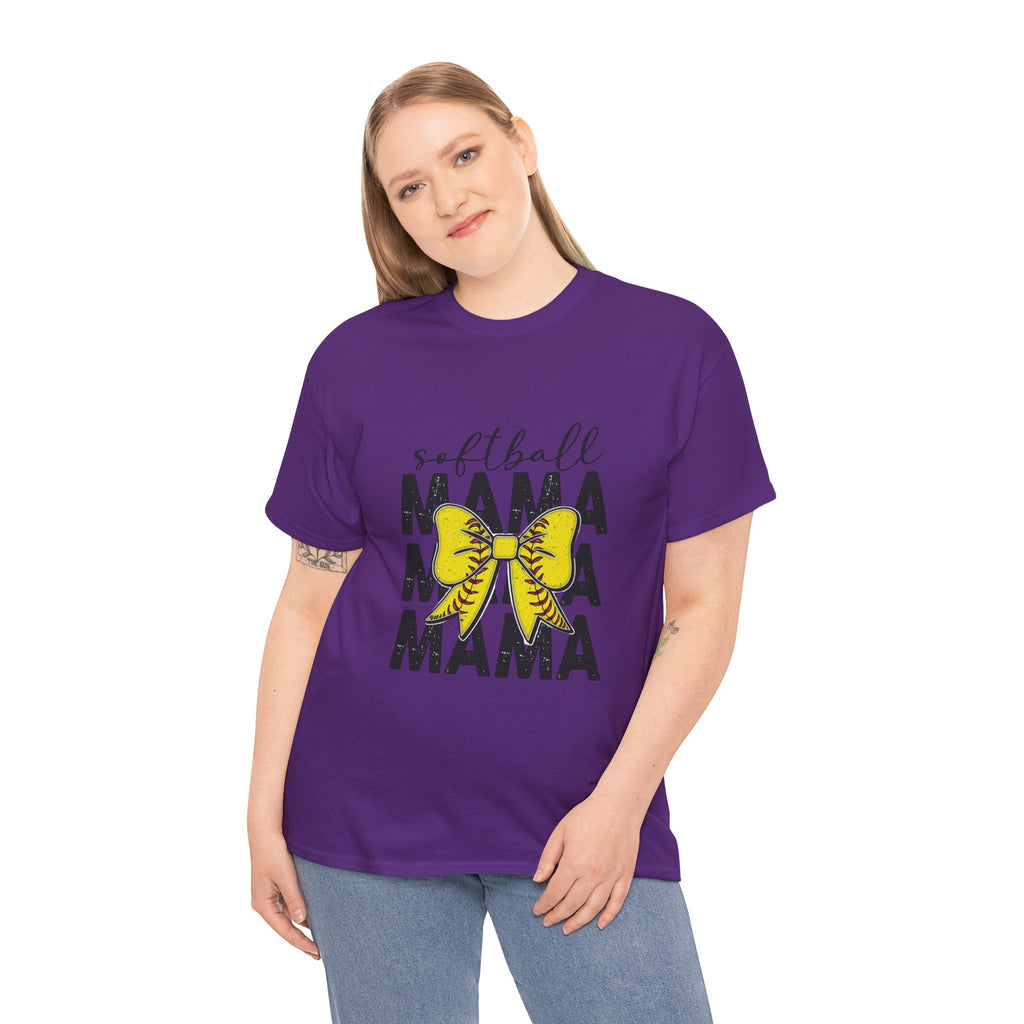 Softball Mama T-Shirt – Yellow Glove Mom Tee