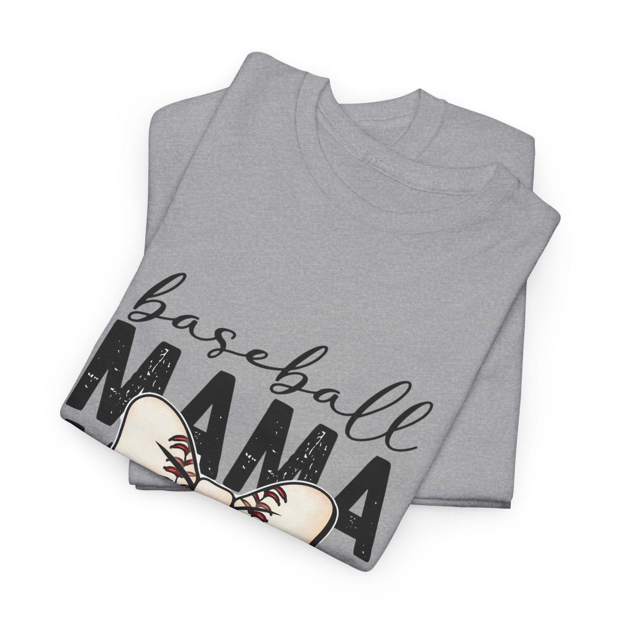 Baseball Mama T-Shirt — Cute Bow Baseball Mom Tee