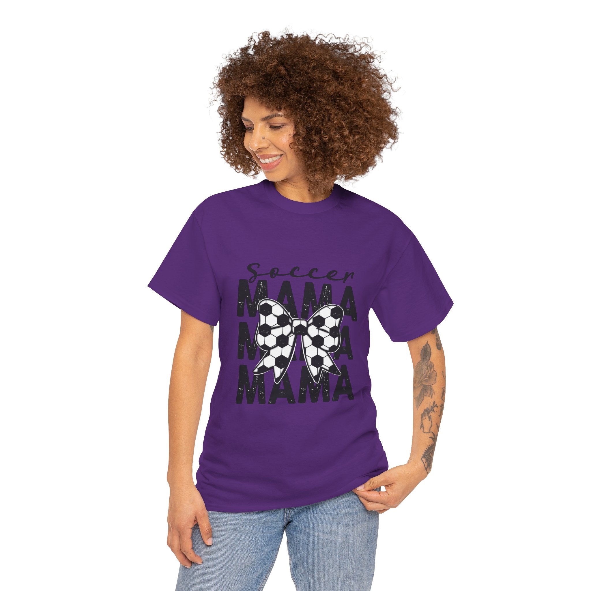 Soccer Mama Tee – Graphic Soccer Ball Mom Shirt