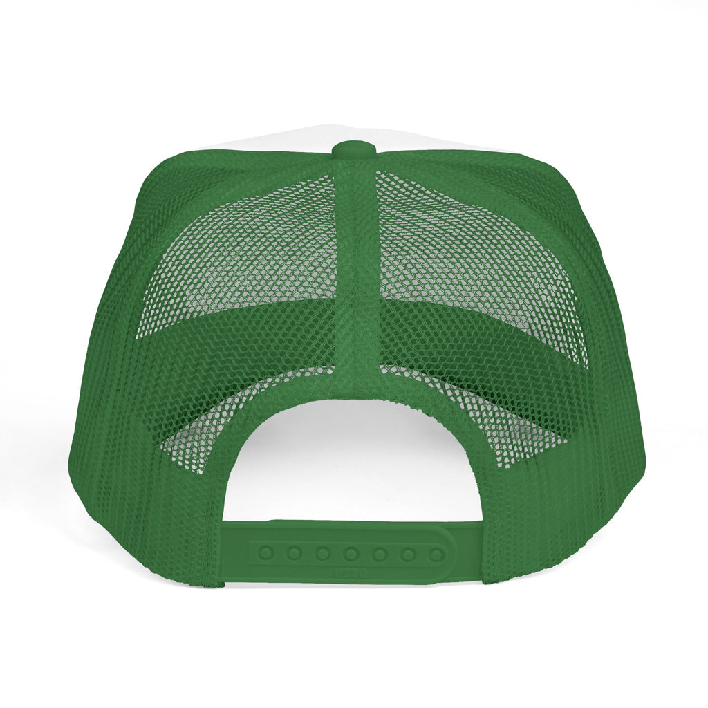 Neon Mountain Bear Trucker Cap | Retro Stars Graphic Trucker Cap