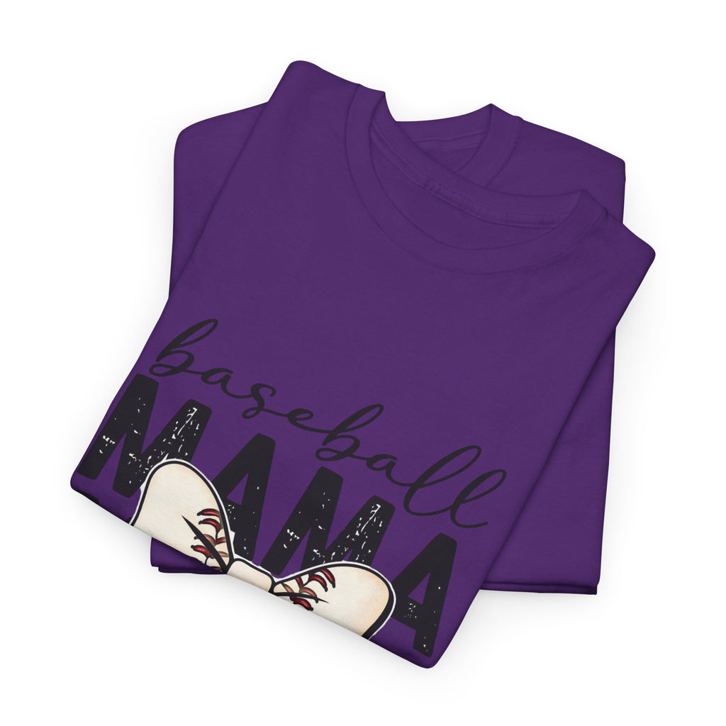 Baseball Mama T-Shirt — Cute Bow Baseball Mom Tee