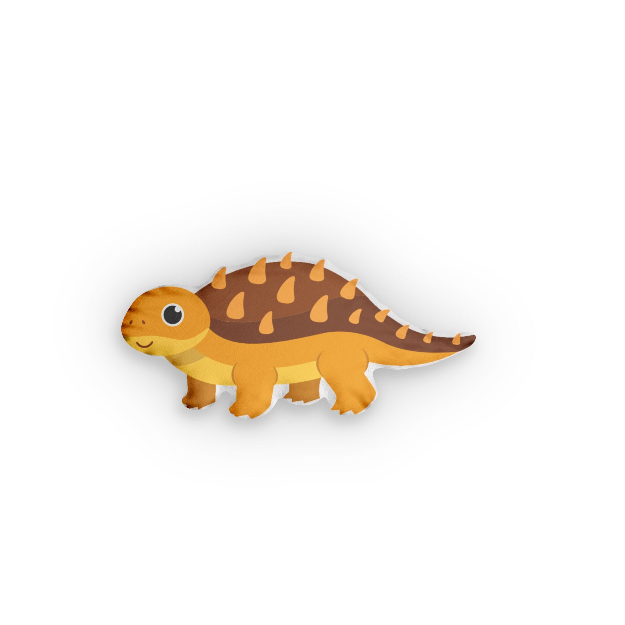 Ankylosaurus Shaped Kids Pillow — Cute Armored Dinosaur Plush Cushion
