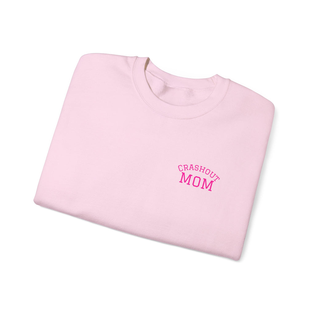 Crewneck Sweatshirt — “Just a Tinder Swiper Short Type of Mom” Funny Mom Graphic