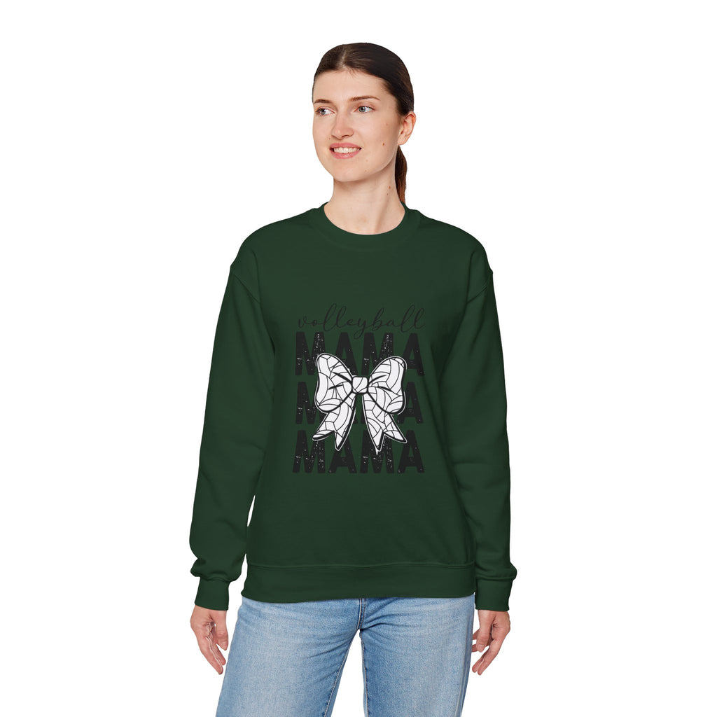 Volleyball Mama Crewneck Sweatshirt – Mom Graphic Pullover