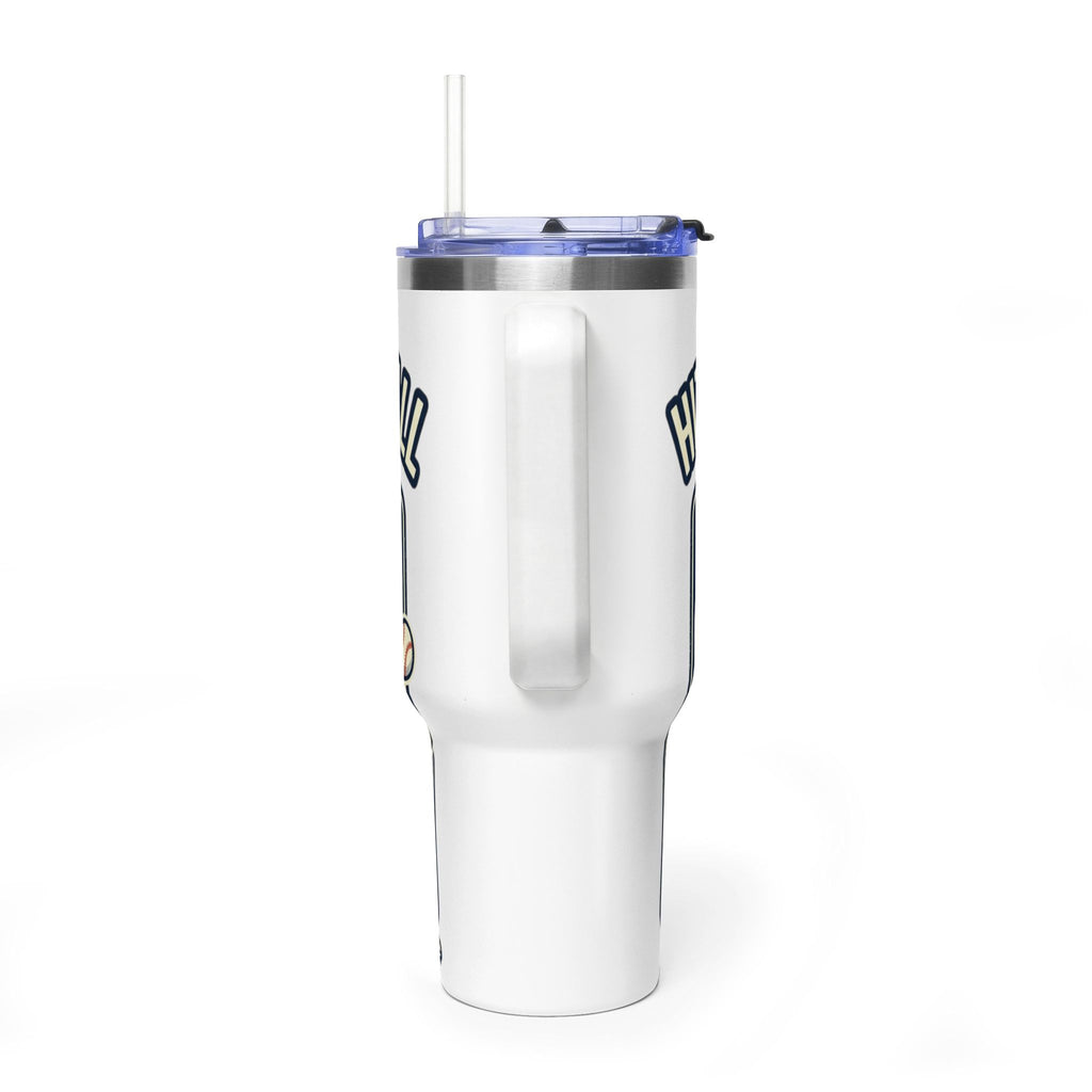 40oz Baseball Tumbler – “Hit the Dang Ball” Vacuum Insulated Travel Mug