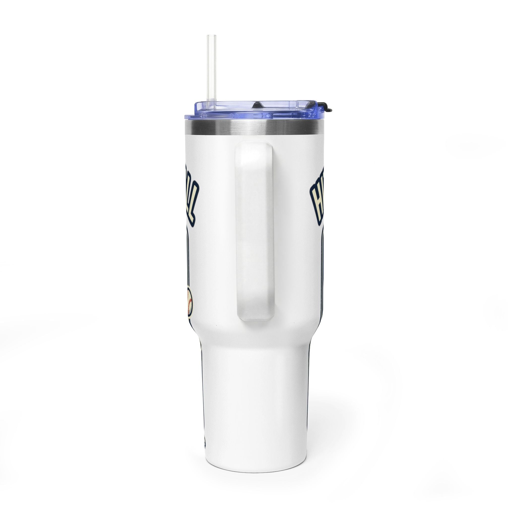 40oz Baseball Tumbler – “Hit the Dang Ball” Vacuum Insulated Travel Mug