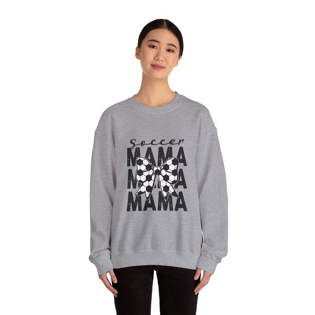 Soccer Mama Crewneck Sweatshirt – Soccer Ball Mama Graphic