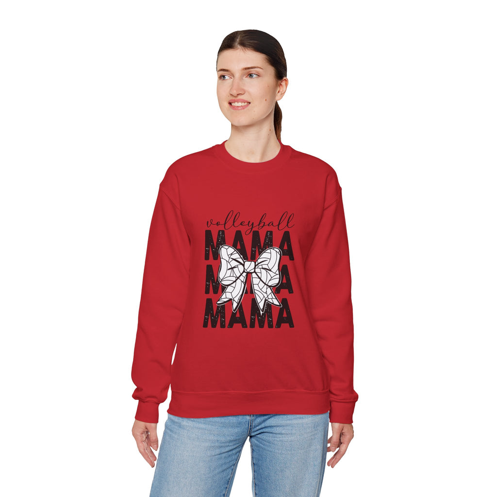 Volleyball Mama Crewneck Sweatshirt – Mom Graphic Pullover