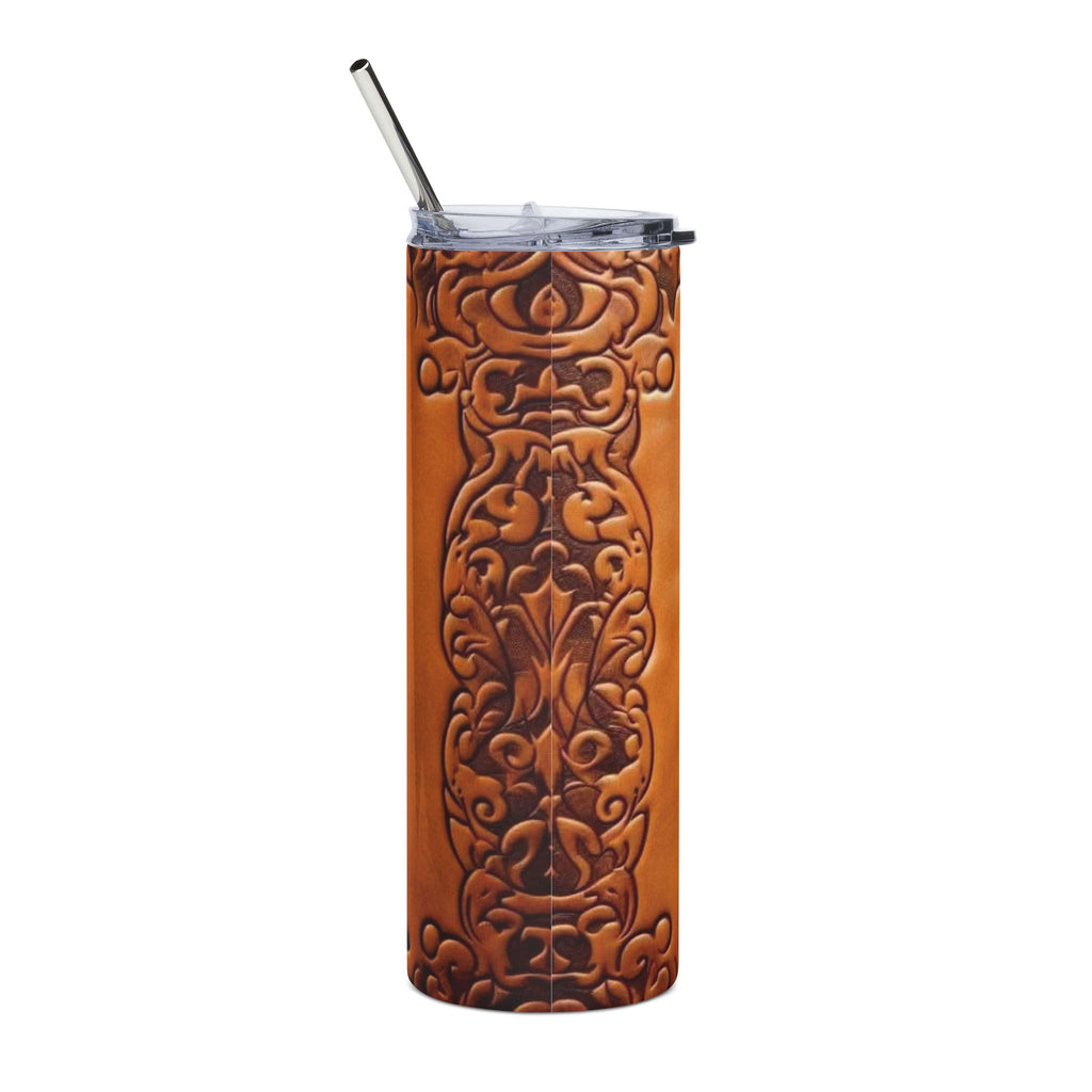 Cowboy Kneeling Cross Tumbler — 20oz Stainless Steel Faith Travel Mug