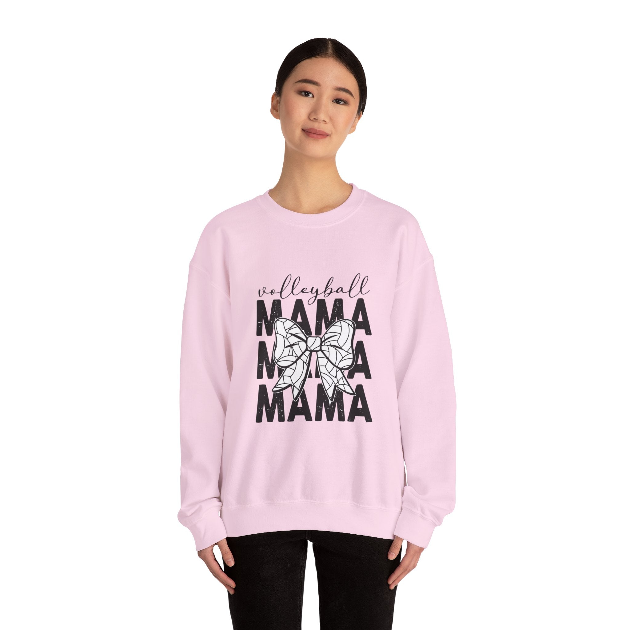 Volleyball Mama Crewneck Sweatshirt – Mom Graphic Pullover
