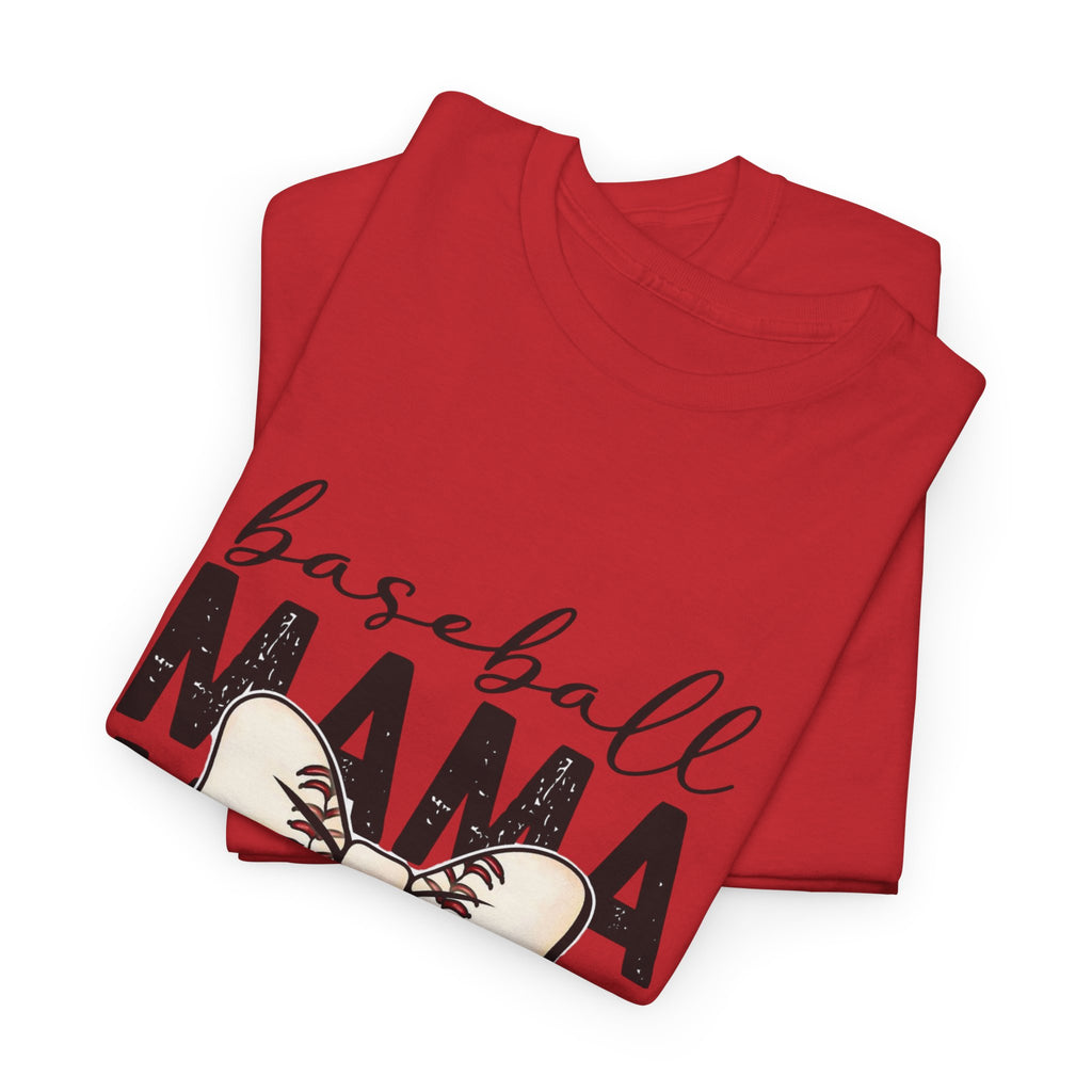 Baseball Mama T-Shirt — Cute Bow Baseball Mom Tee